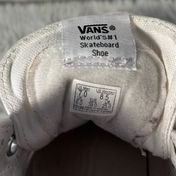 White High-Top Vans - Picture 8 of 8